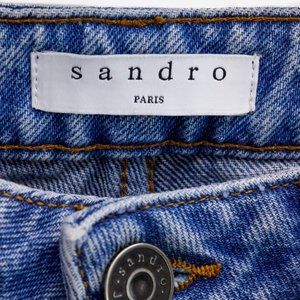 Sandro Star High-Waisted Skinny Jean